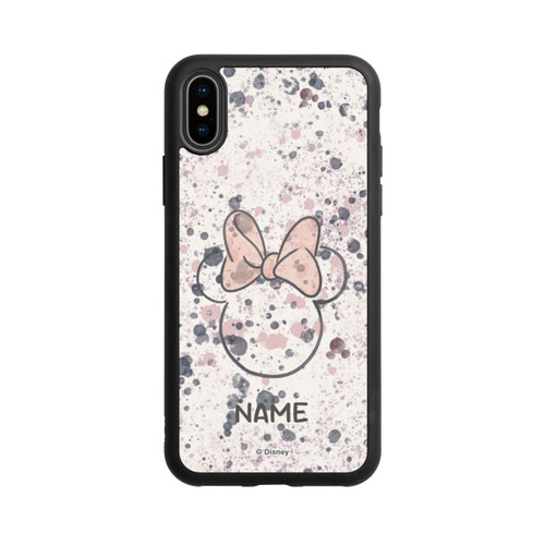 Apple iPhone Xs Base Case Minnie Watercolor Personalisierbar