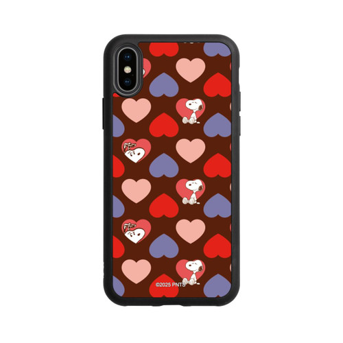 Apple iPhone Xs Base Case Peanuts Hearts