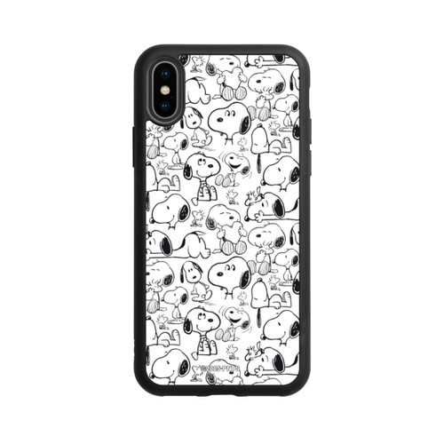 Apple iPhone Xs Base Case Classic Snoopy Pattern White