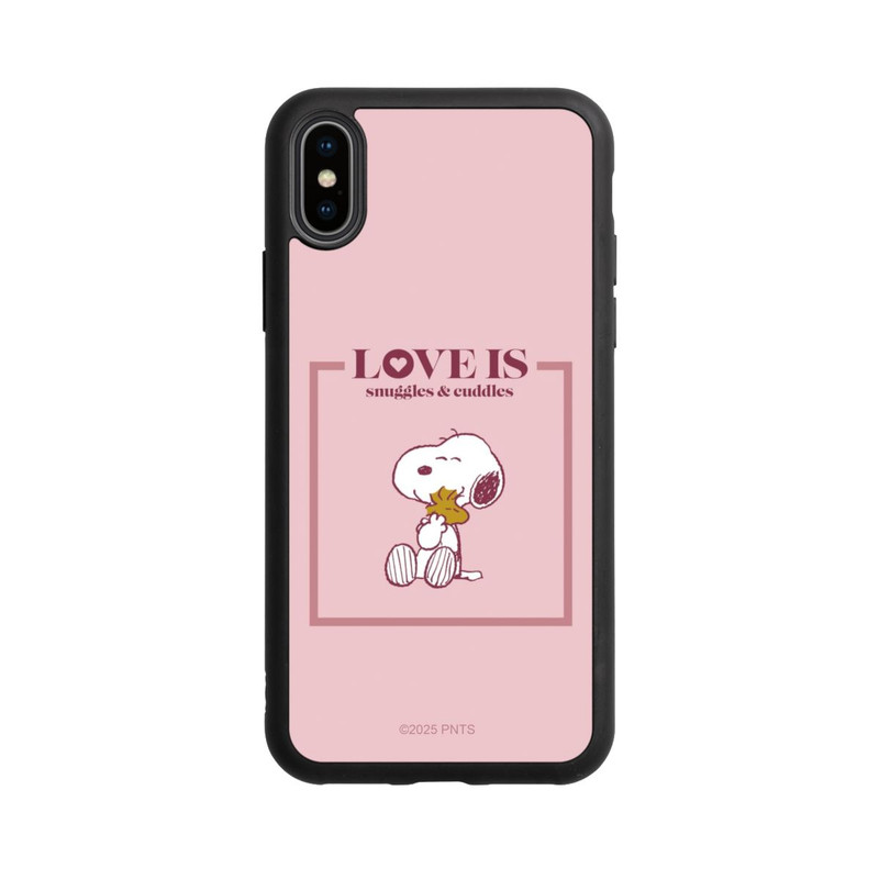 iPhone Xs Base Case Snoopy Love Is