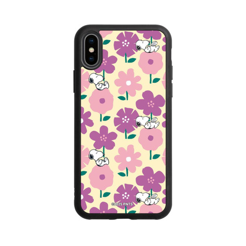 Apple iPhone Xs Base Case Peanuts Flower Pattern Yellow
