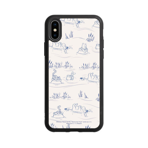 Apple iPhone Xs Base Case Winnie Puuh Keramik Muster Tusche