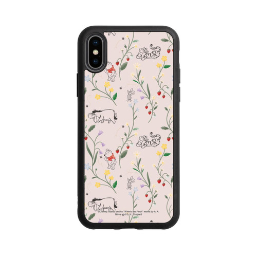 Apple iPhone Xs Base Case Winnie the Pooh Friends and Flowers