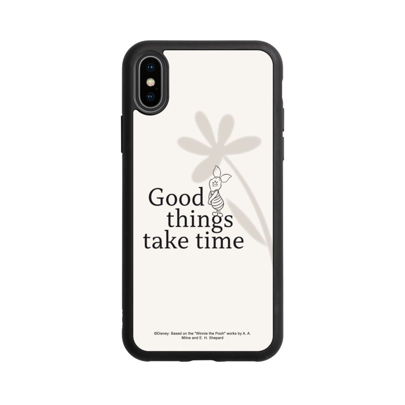 iPhone Xs Base Case Good Things Take time Ferkel
