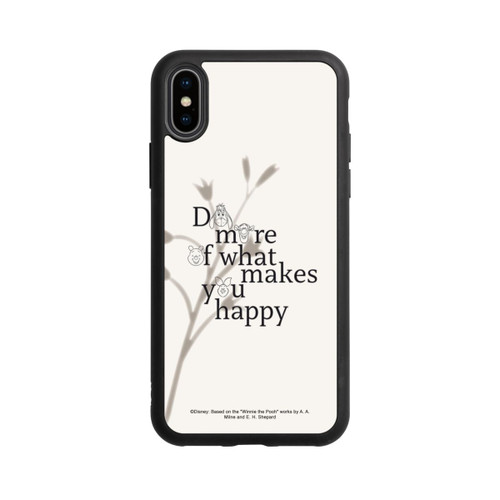 Apple iPhone Xs Base Case Do More of What Makes You Happy Winnie Puuh