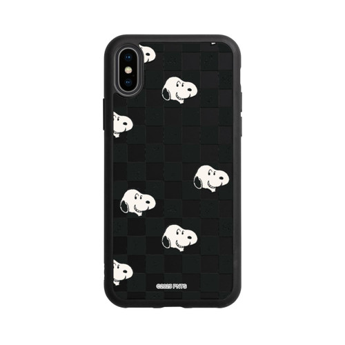 Apple iPhone Xs Base Case Snoopy Checked Pattern