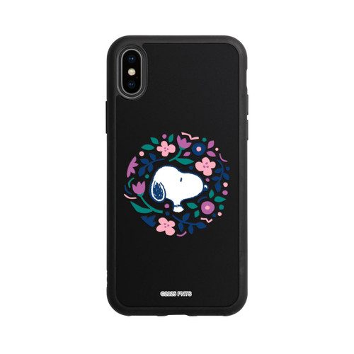 Apple iPhone Xs Base Case Snoopy Flowers