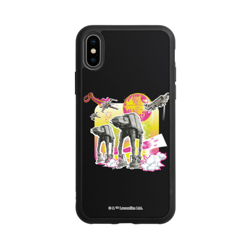 Apple iPhone Xs Base Case AT-AT All Terrain Armored Transport Neon Star Wars