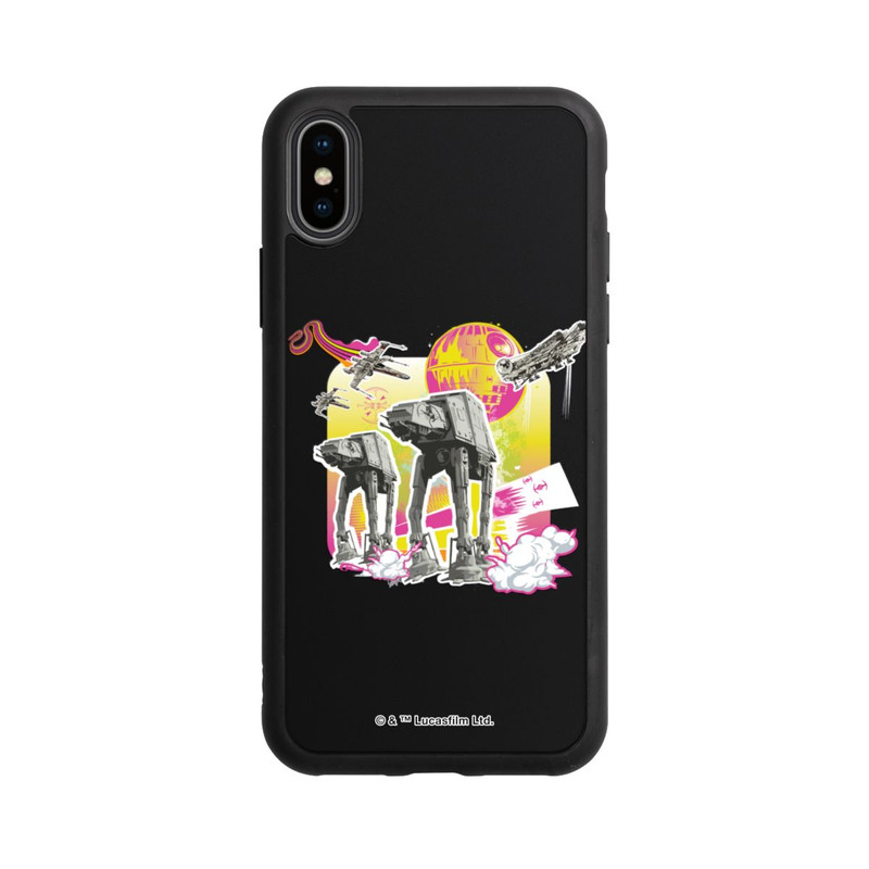 iPhone Xs Base Case AT-AT All Terrain Armored Transport Neon Star Wars