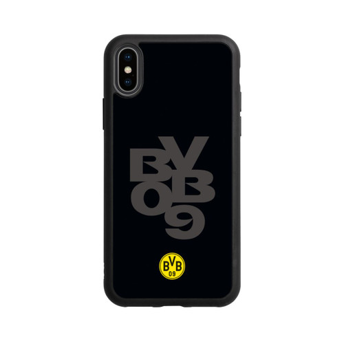 Apple iPhone Xs Base Case BVB09 Grau Schwarz