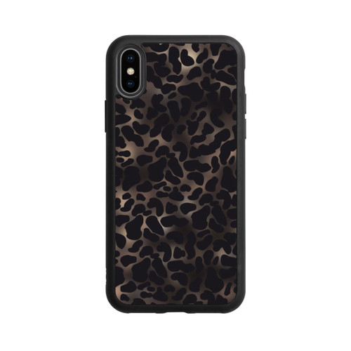 Apple iPhone Xs Base Case Leo-Muster dunkel