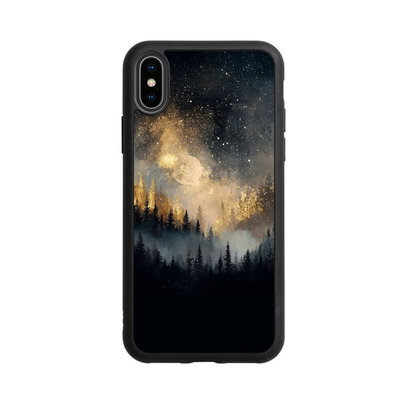 iPhone Xs Base Case nächtlicher Wald