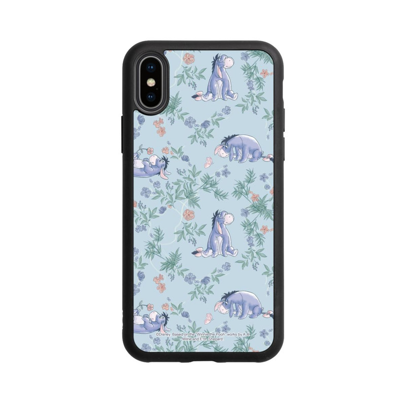 iPhone Xs Base Case Eeyore Blue Pattern