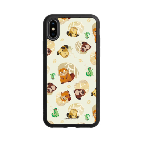 Apple iPhone Xs Base Case Hoppers Muster Gelb