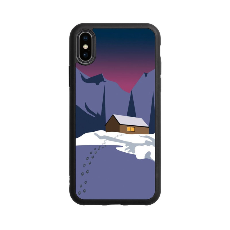 iPhone Xs Base Case Alpine Stalker by Roberta Murray
