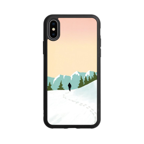 Apple iPhone Xs Base Case Winter Wanderer by Roberta Murray