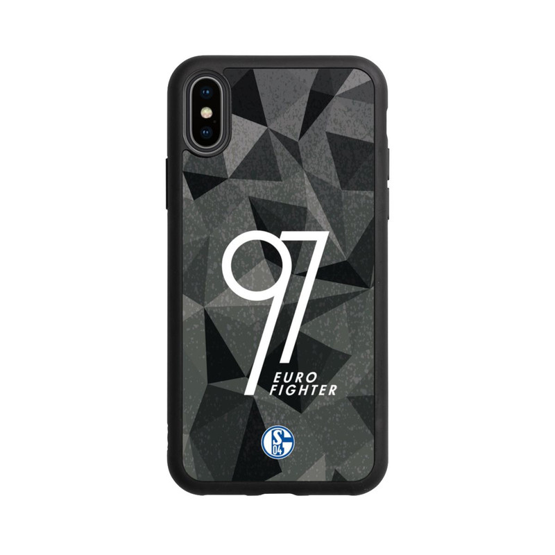 iPhone Xs Base Case S04 Eurofighter 97 grau