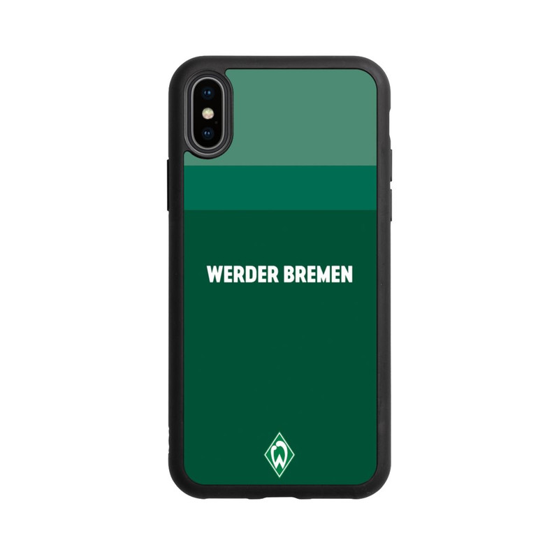 iPhone Xs Base Case Werder Bremen Schriftzug Raute