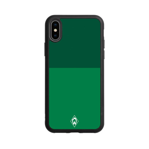 Apple iPhone Xs Base Case Werder Bremen Grün auf Grün