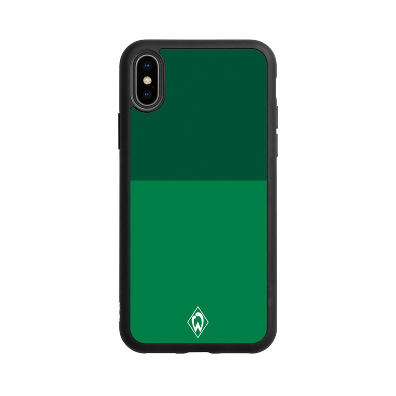 iPhone Xs Base Case Werder Bremen Grün auf Grün