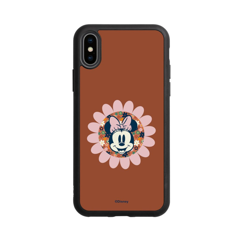 iPhone Xs Base Case Minnie Maus Retro Blume Boho