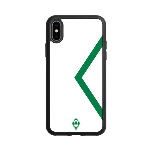 Apple iPhone Xs Base Case Werder Bremen Rautenelement Grün