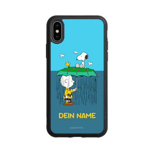Apple iPhone Xs Base Case Charlie Brown Regen Personalisierbar