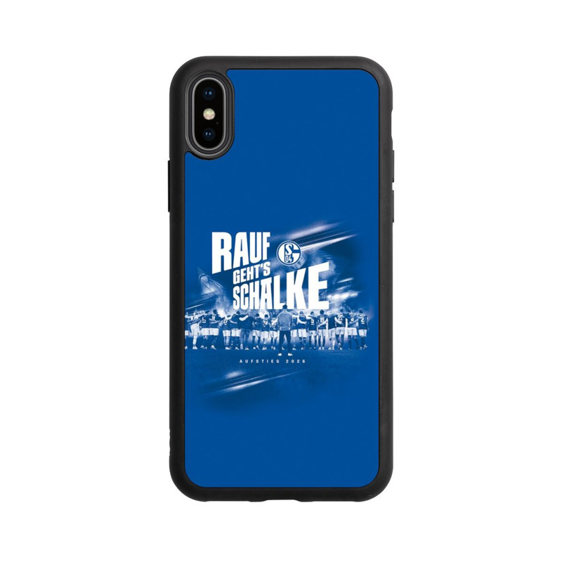 iPhone Xs Base Case Rauf geht's Schalke