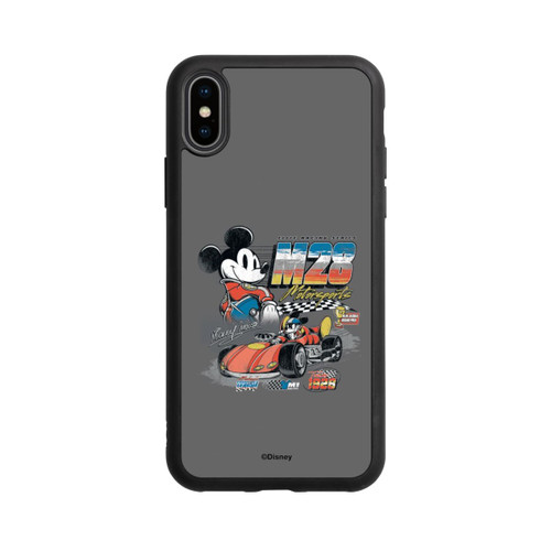 Apple iPhone Xs Base Case Micky Maus Rennfahrer Auto M28