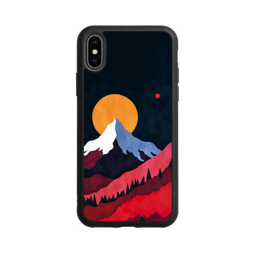 Apple iPhone Xs Base Case Mont Blanc Abstrakt