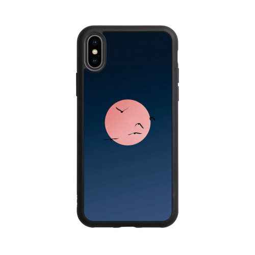 Apple iPhone Xs Base Case Summer Nights Red Moon