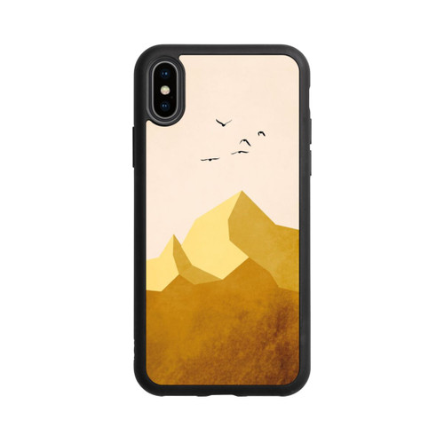 Apple iPhone Xs Base Case Zugspitze Abstrakt