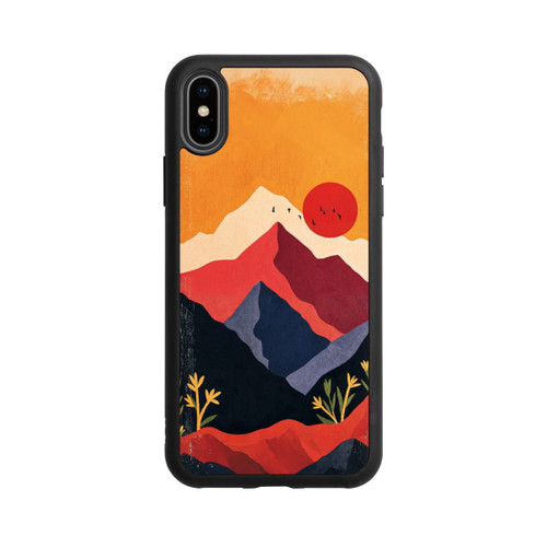 Apple iPhone Xs Base Case Les Alpes En Rouge