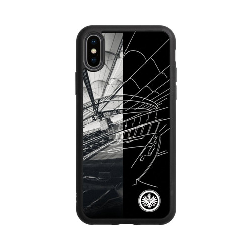 Apple iPhone Xs Base Case Eintracht Frankfurt Stadion Fotoskizze