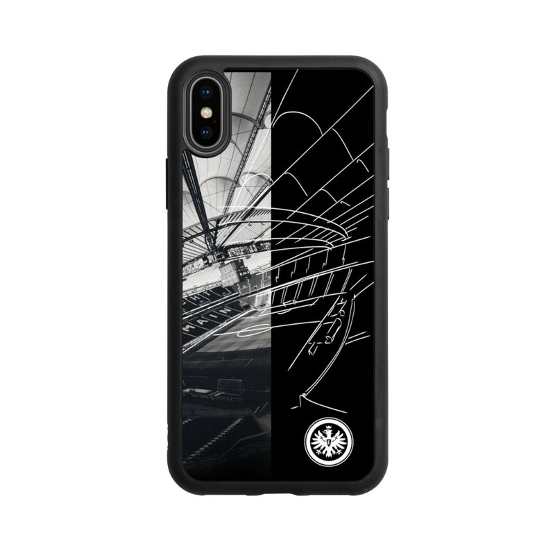iPhone Xs Base Case Eintracht Frankfurt Stadion Fotoskizze