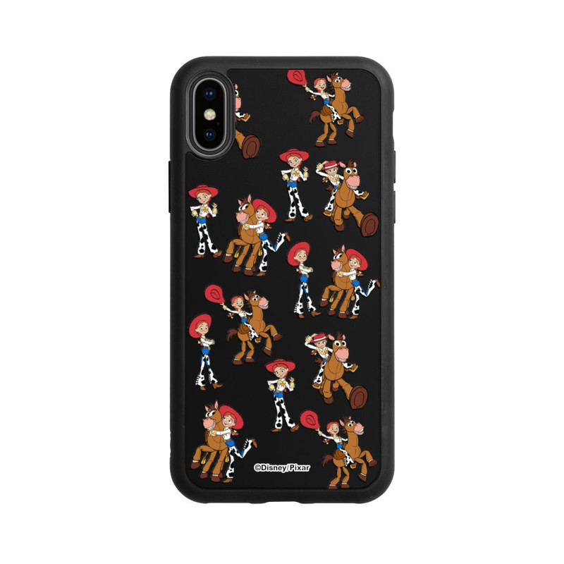 iPhone Xs Base Case Toy Story 5 Jessie Cowboy Pattern Transparent