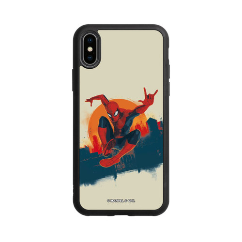 Apple iPhone Xs Base Case Spider-Man Hero Force beige