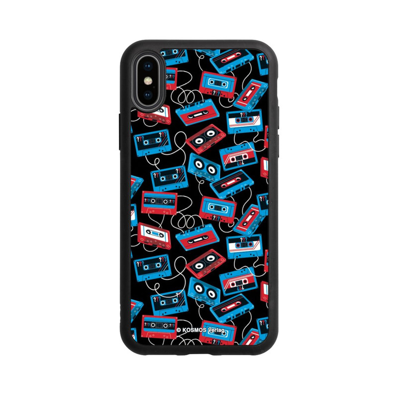 iPhone Xs Base Case Drei Fragezeichen B-Seite Muster