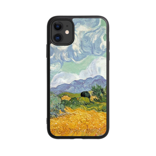 Apple iPhone 11 Base Case Weizenfeld mit Zypressen