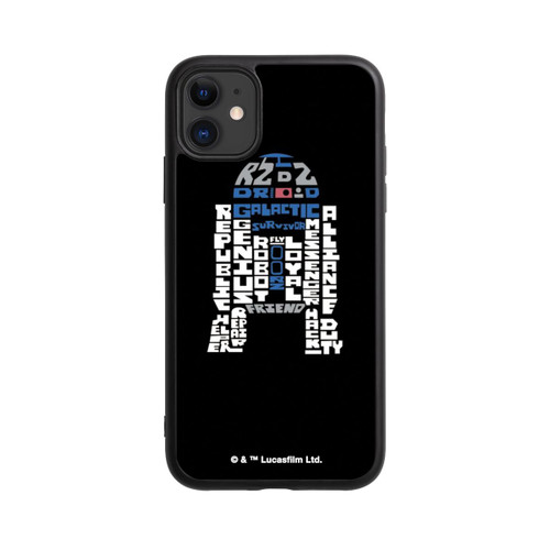 Apple iPhone 11 Base Case R2-D2 Typo Grafisch