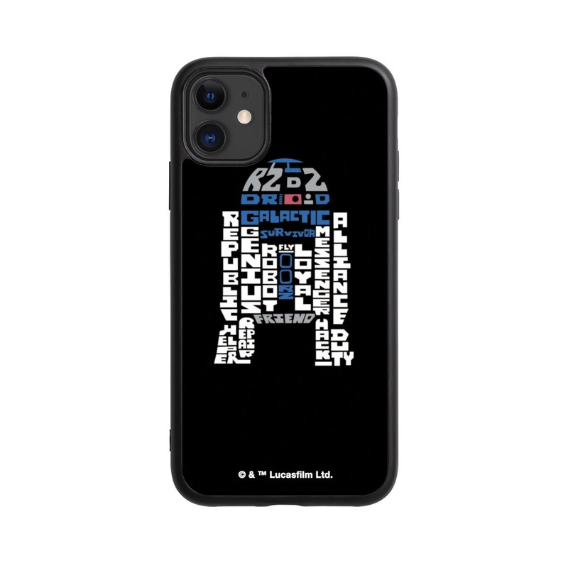 iPhone 11 Base Case R2-D2 Typo Grafisch