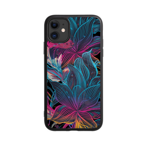 Apple iPhone 11 Base Case Neon Flower Power