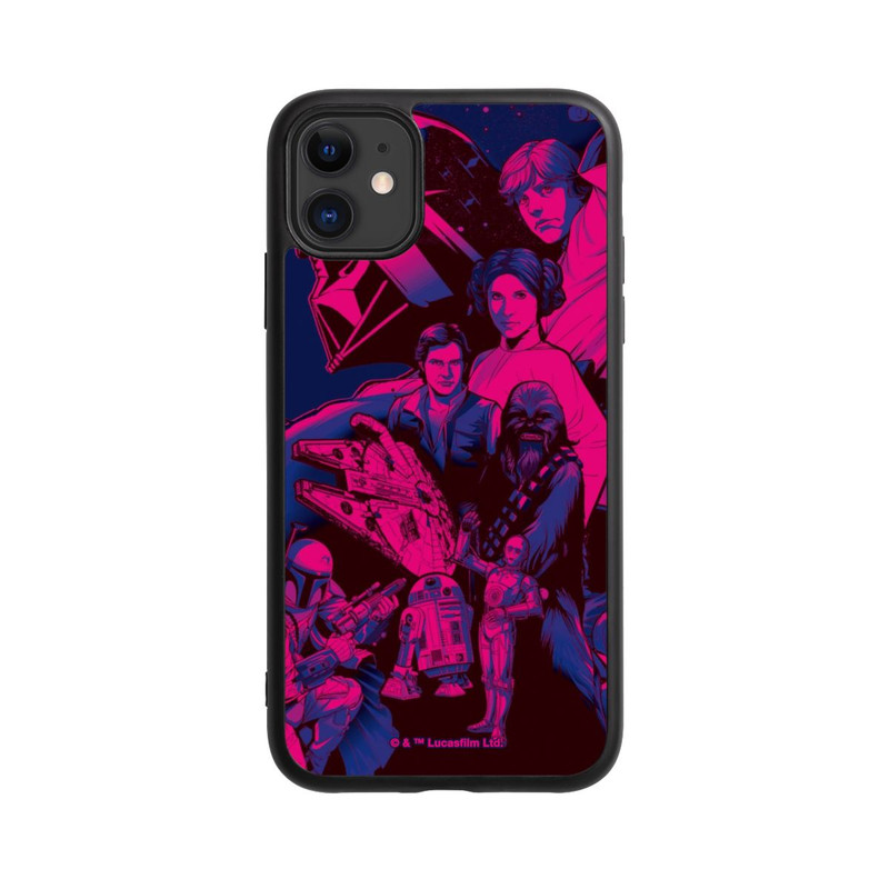 iPhone 11 Base Case StarWars Charaktere - Ultraviolet
