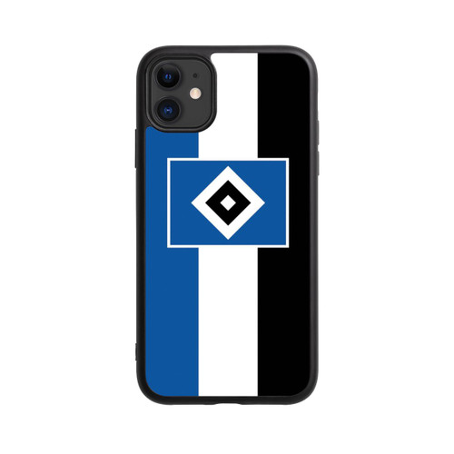 Apple iPhone 11 Base Case HSV Streifen - Blau-Weiß-Schwarz