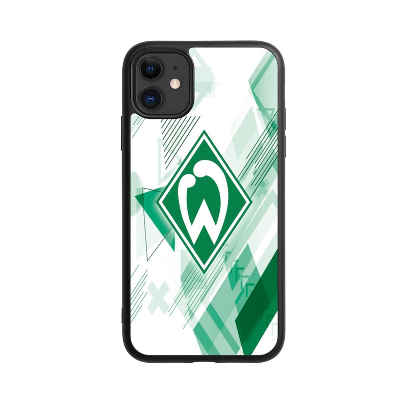 iPhone 11 Base Case Weiße Grafikelemente - Werder Bremen