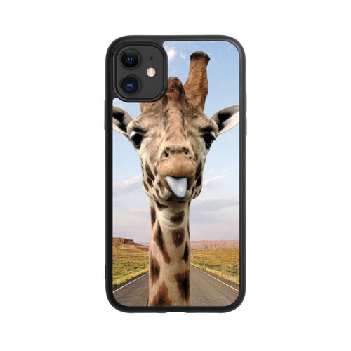 Apple iPhone 11 Base Case Giraffe auf der Straße