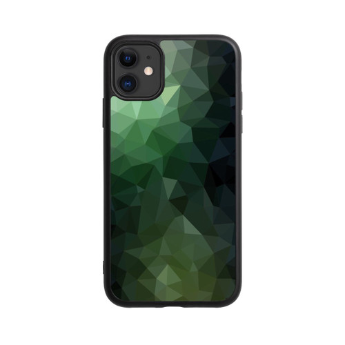 Apple iPhone 11 Base Case Polygonal Mosaic Green