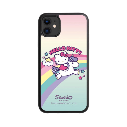 Apple iPhone 11 Base Case Hello Kitty Regenbogen 