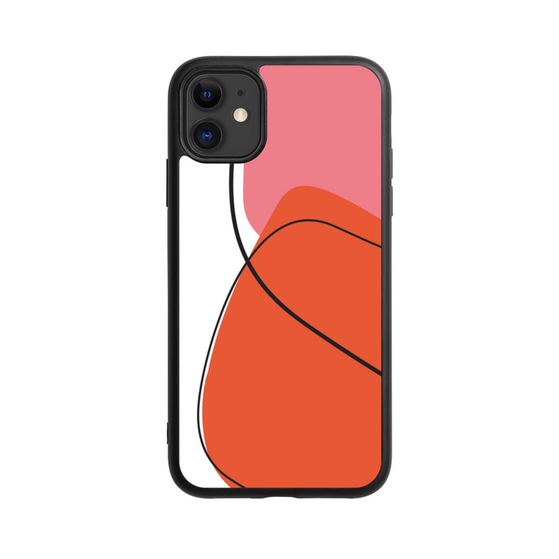 iPhone 11 Base Case Meine orangefarbene Kunst