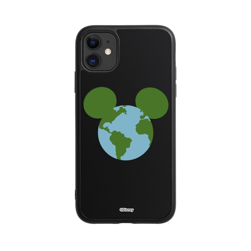 iPhone 11 Base Case Micky Erdkugel Transparent